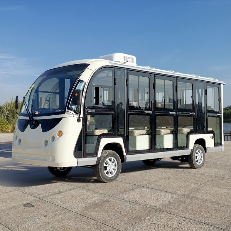 Geschlossener elektrischer Sightseeing-Bus mit 14 Sitzplätzen